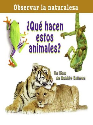 cover image of ¿Qué hacen estos animales?